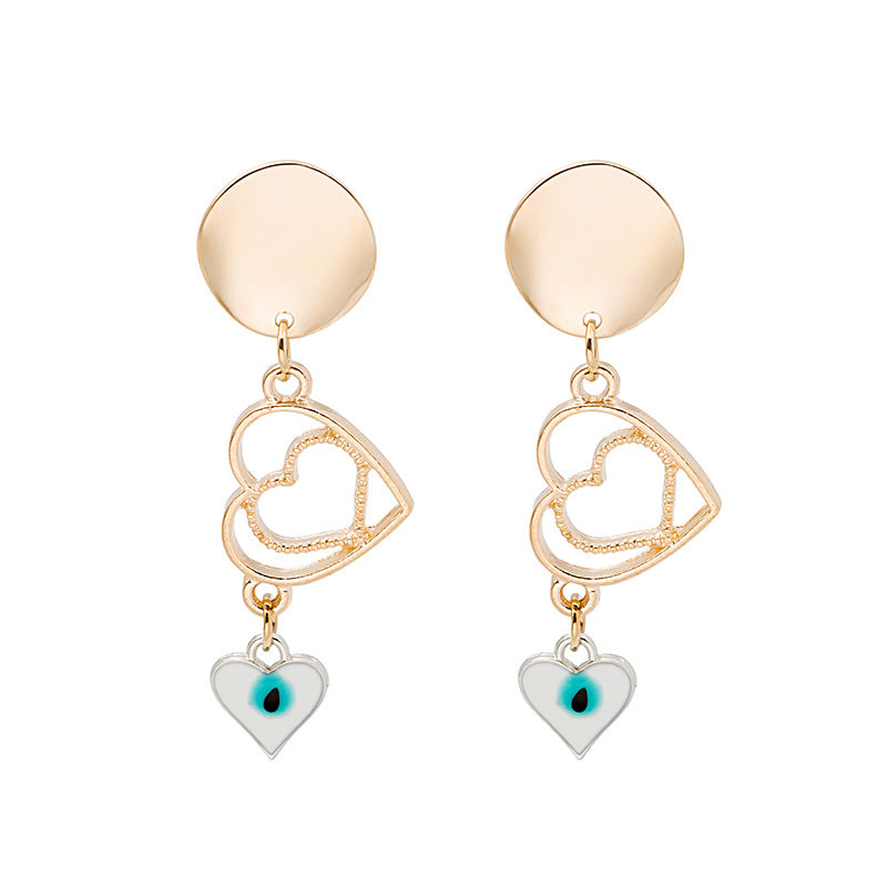 Wholesale Demon Eye Vintage Alloy Earrings